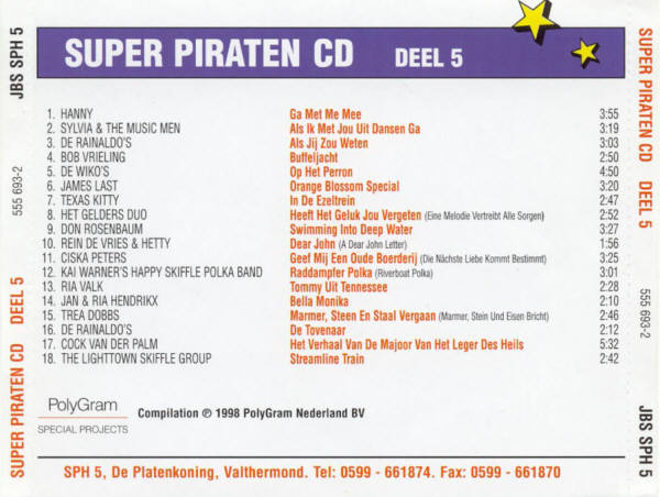 Super Piraten Cd Deel 05 : Back